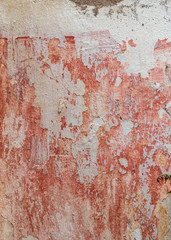 Old Weathered Reddish Concrete Wall Texture