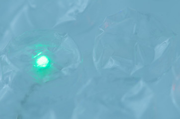 Abstract blur bokeh light defocused, dreamy blue background.