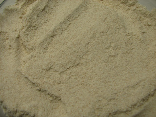 whole grain flour close-up