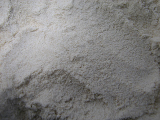 whole grain flour close-up