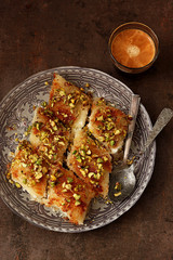 Traditional Turkish arabic dessert