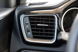 ventilation holes in a luxury passenger car