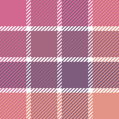 Plaid or tartan vector is background or texture in many color