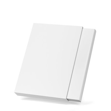 Book in a slipcase cover mockup