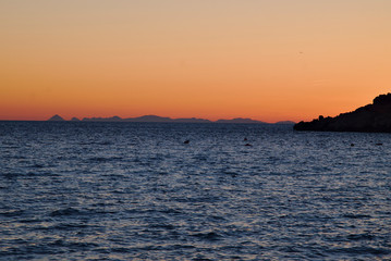 Sunsets in Ibiza. Balearic Islands