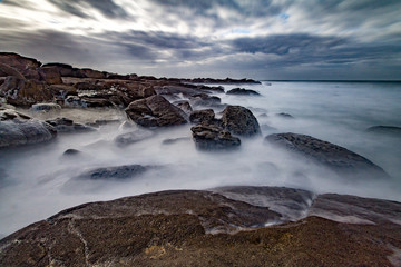 rocks in the sea