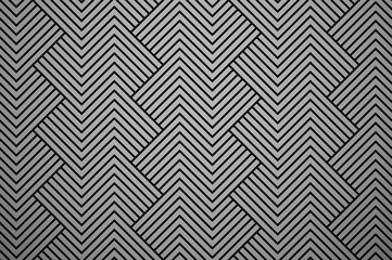 Abstract geometric pattern with stripes, lines. Seamless vector background. Black ornament. Simple lattice graphic design