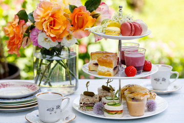 Afternoon tea in the garden