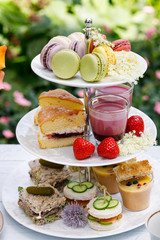 Afternoon tea in the garden