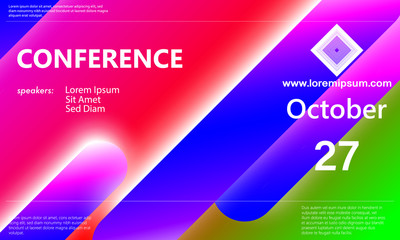 Conference announcement. Business background