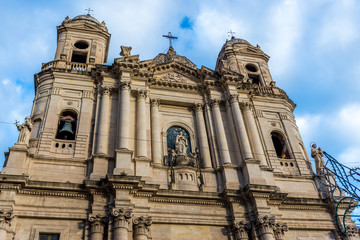 Church of Saint Francis in Catania on the island of Sicily, Italy