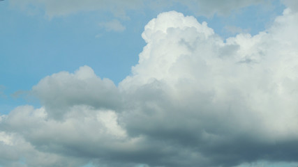 Obraz premium blue sky background with white clouds