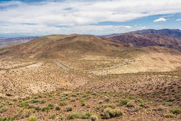 Dante's View Road in Death Valley National Park. California, USA