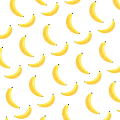 bananas fresh fruits pattern background