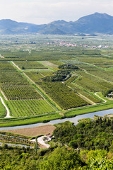 Neretva delta in Croatia, Europe