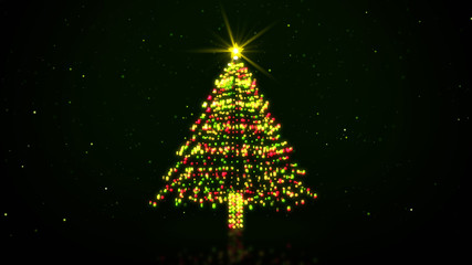 Christmas Tree Bokeh