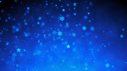 Obraz na płótnie Canvas Snow Magic Particles