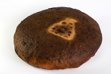 Ukrainian traditional bread cooked in the oven on wood, without preservatives, fillers and dyes.
