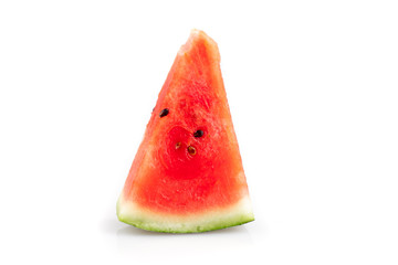 isolated ripe cut watermelon 