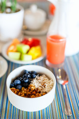 Healthy breakfast bowl