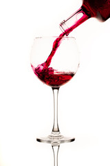 glass of red wine