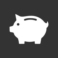 Piggy bank, money icon symbol