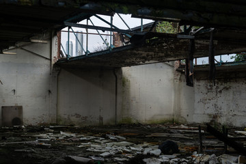 abandoned factory building