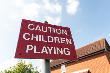 children playing sign