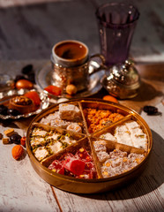 Traditional Turkish delight on Bayram