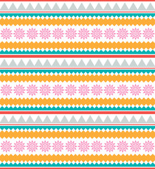 Ethnic seamless pattern. Tribal background. Vector illustration.