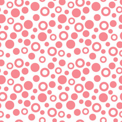 Abstract seamless pattern with randomly dots. Abstract background with little circles. Vector illustration.