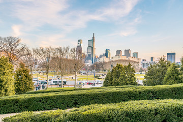 Philadelphia, Pennsylvania, USA - December, 2018 - Buildings view at Philadelphia.