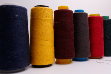 colored threads-isolated