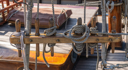Tauwerk auf einem alten Segelschiff © GM Photography