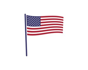 Obraz premium usa flag icon vecto