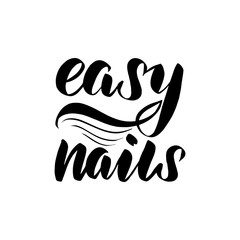 lettering easy nails