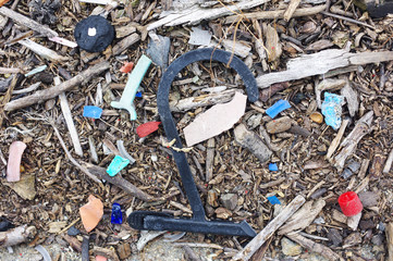 漂流ゴミにマイクロプラスチック 