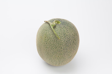 Fresh Melon on the white background 