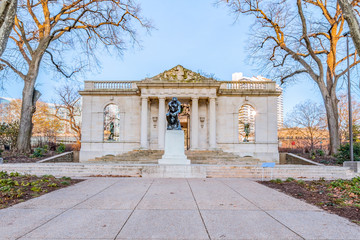 Obraz premium Philadelphia, Pennsylvania, USA - December, 2018 - The Rodin Museum in Philadelphia.