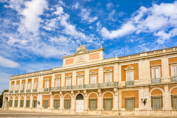 Fototapeta na wymiar Architecture, Royal Palace of Aranjuez, Madrid, Spain