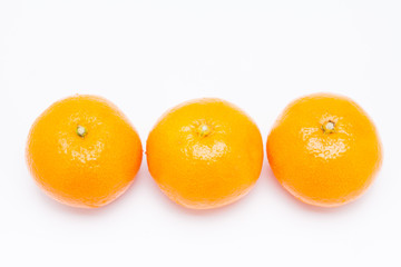 File of orange Mandarin tangerine