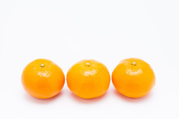File of orange Mandarin tangerine