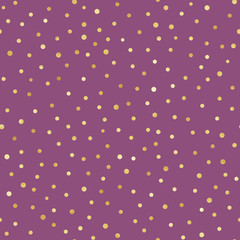 Gold Confetti Seamless Pattern - Festive gold confetti repeating pattern design