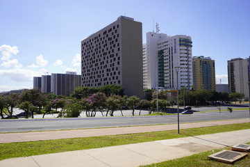Fototapeta na wymiar A view of Brasilia in Brazil