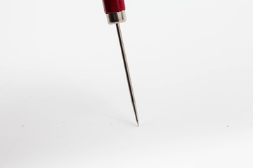 Red Awl isolated on white background