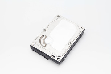 Fototapeta na wymiar Hard disk driver isolated on white background