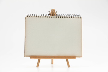  Binder notebook on Wooden easel