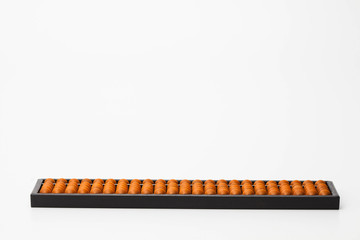 An abacus isolated on the white background