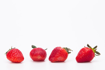 Beautiful strawberry on a white background
