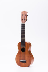Fototapeta premium The ukulele guitar isolated on white